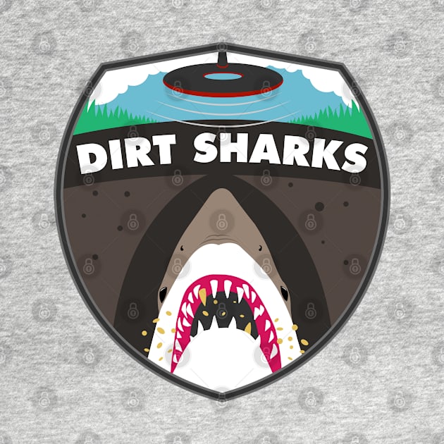 Dirt Sharks Logo - Detectorists - DMDC by InflictDesign